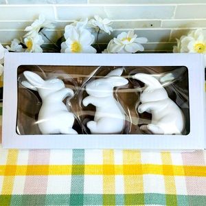 🐰NEW Target Bullseye Easter Bunny Planter Figurals Ceramic Plant Hanging Rabbit